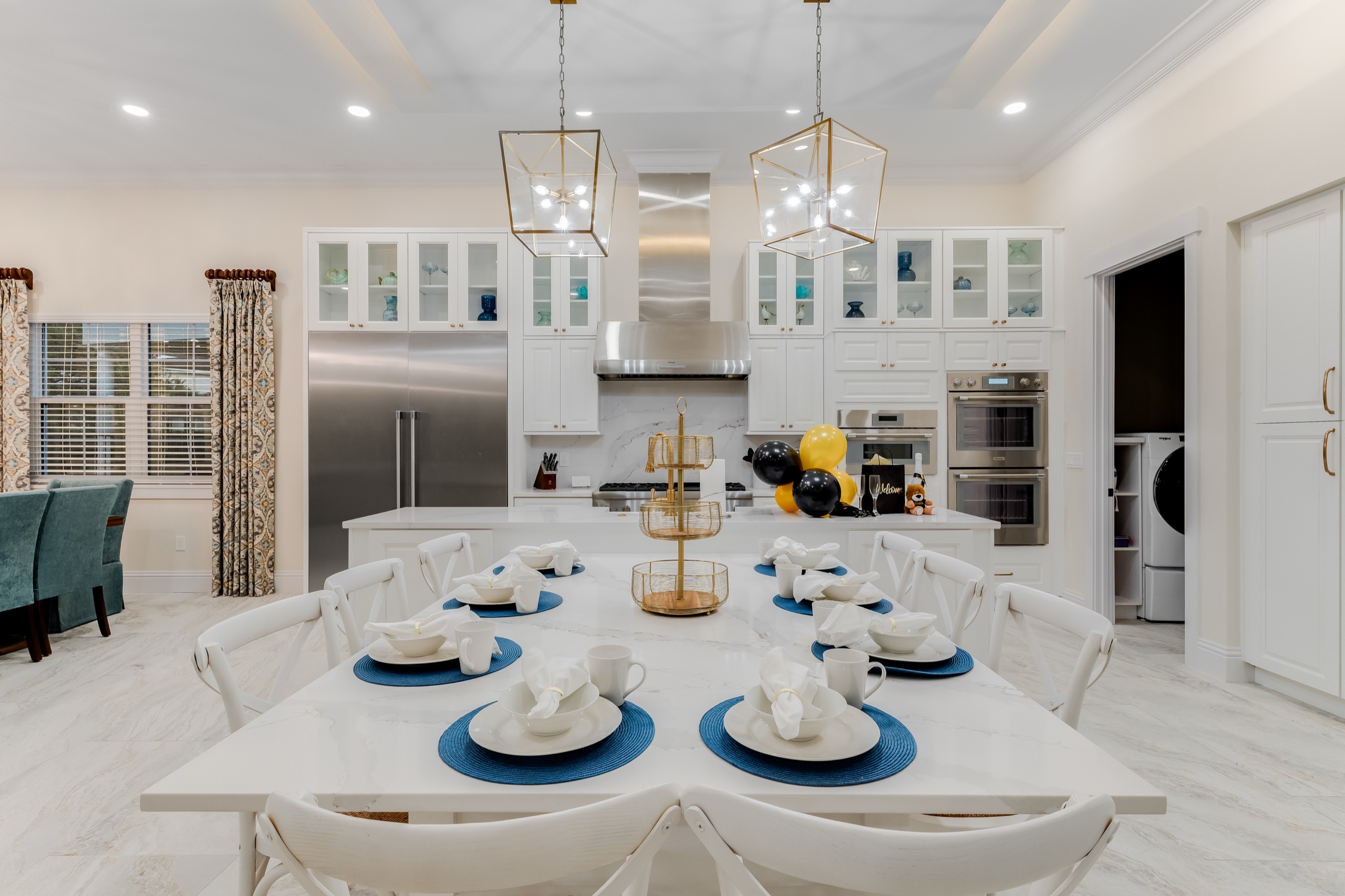 Kitchen and dining room