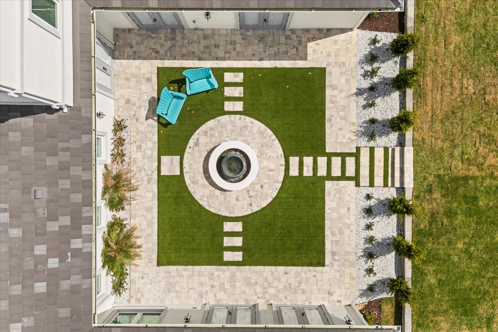 Aerial view of a Liberty Partners estate