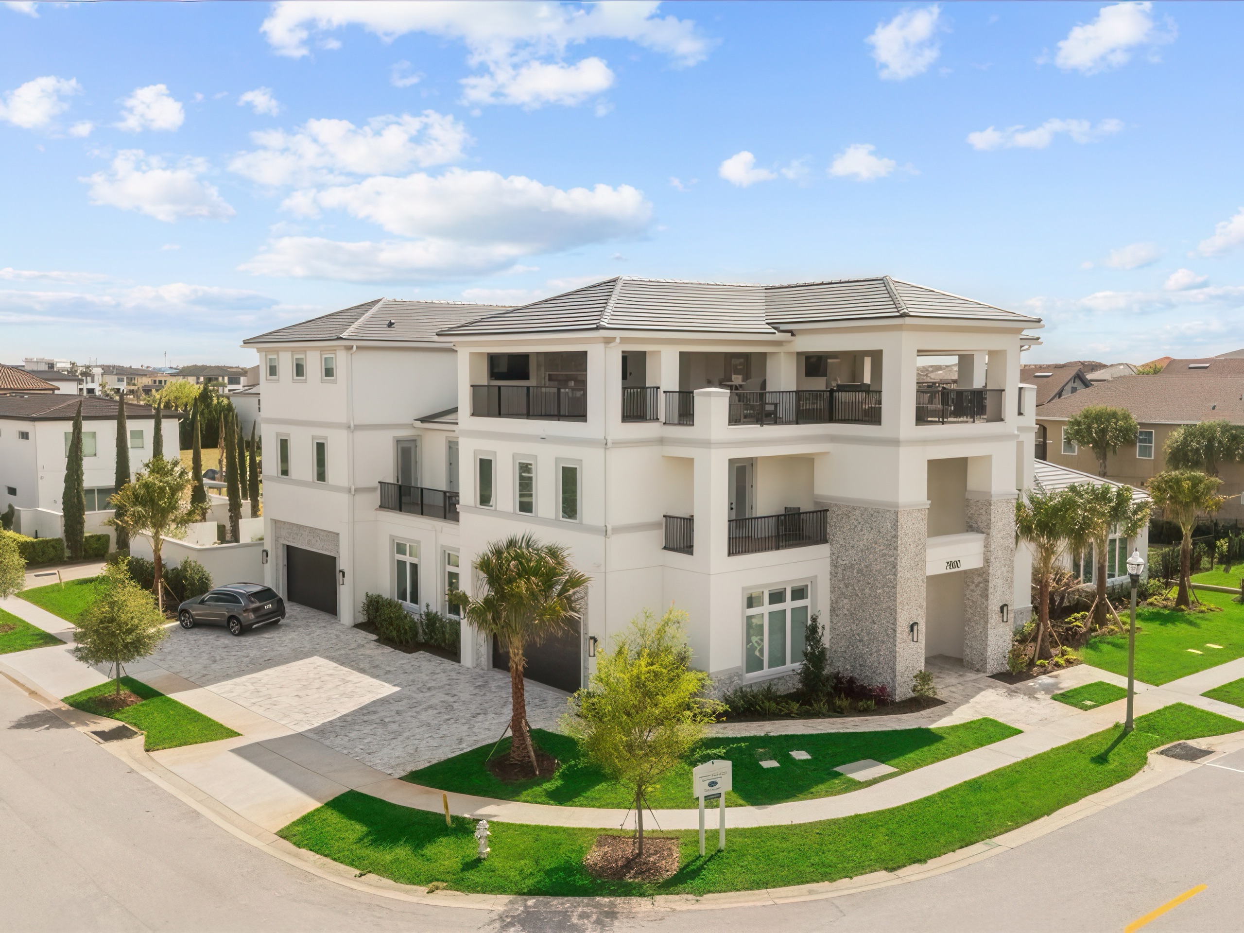 Whitemarsh Way — the model home at Whitemarsh Cove, front elevation